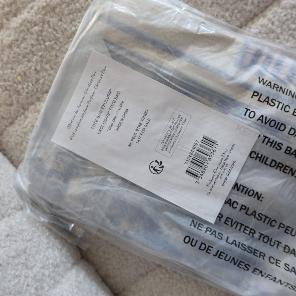 Christian Dior Dioriviera GWP Straw Tote - Picture 10 of 10